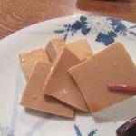 手打そば 菊谷 - チーズはプロセスとクリームの2種