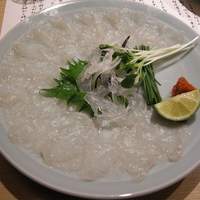 とらふぐ亭 新宿別館 - てっさ（ふぐ刺し）