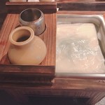 Gion Uemori - 湯豆腐はこんなセットで