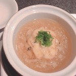 祇園うえもり - 飛竜頭の餡かけ、ユリ根のボリュームが半端ない