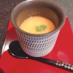 祇園うえもり - デザートの湯葉豆腐、ジュレ