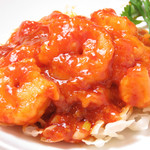 八香閣 - エビチリ