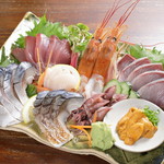 居酒屋けんちゃん - お刺身盛り合わせ