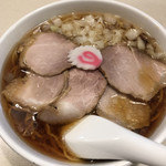 赤坂味一 - 竹そば600円＋チャーシュー150円＋玉ねぎ50円、脂多め、麺固め