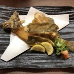 食彩厨房 甚兵衛 - かれいの唐揚げ