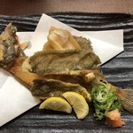 食彩厨房 甚兵衛 - かれいの唐揚げ