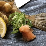 食彩厨房 甚兵衛 - かれいの唐揚げ