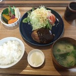 Torimu - プレートランチ　ハンバーグ(八丁味噌ソース)