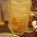 とりビアー - 梅干しハイボール男前☆