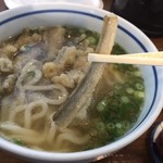 大福手打うどん - こんな ごぼうを使ってる
スープが濁ってます