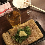 立ち呑み くにし - 焼き薄揚げ