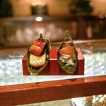 スタンド クラシック - ☆うなぎ玉子 330円と奈良漬チーズ
