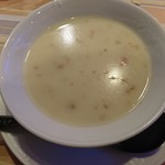 シーサイドドライブイン - 料理についてたスープ