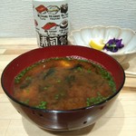 すし丼 万一 - 豆腐の赤出汁