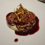 ア・ヴォートル・サンテ - 肉料理：小鴨胸肉のｴｷﾞｭｲｯﾄ