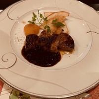 ステーキハウス ハマ  目黒店 - フオグラのソテー