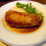 どうろくじん - 鈴木牧場よりポークロースステーキ　マルサラ酒のソース