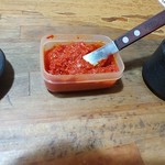 麺処 壱萬屋 - 紅生姜・豆板醤・ニンニク