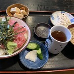 Sakanaryouri Shibabun - ネギトロ、しらすMIX丼