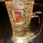 福建家庭料理 旬の香 - 「ジンジャーハイボール」：注文を受けてから摺った生生姜が香る♪