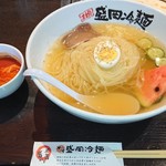 Yakiniku Reimen Yamanakaya - ランチ冷麺500円（＋200円で麺増量）