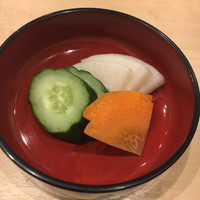 うなぎ割烹 白金台 まつ本 - 香の物