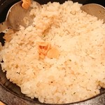 肉 もつ 土穂 - ガーリックライス