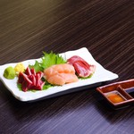 鶏料理 笑い屋 - おまかせ三種盛り