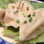 福建家庭料理 旬の香 - 「水餃子」：にんにくを少し効かせた穏やかなたれでどうぞ