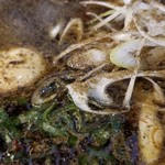 塩そば専門店 桑ばら - 山椒油と揚げネギのつけそば（本日の裏そば）