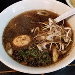 塩そば専門店 桑ばら - 山椒油と揚げネギのつけそば（本日の裏そば）