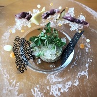 銀座 シェ・トモ - ランチ：キヌアとほたるいか。