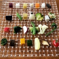 銀座 シェ・トモ - ランチ：野菜プレート。
