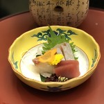 Bankokuya - 旬魚のお刺身三種盛り