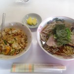 タッチャンラーメン - 播州ラーメンBセット（７５０円）