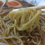 トーフラーメン 幸楊 - 【麻辣醤麺 （店主の気まぐれメニュー）】麺はしなやかでつるっとした感じ...