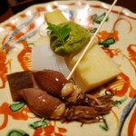 鳥田中 - 竹の子やホタルイカ、奈良漬け