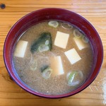 とんかつみつ - 味噌汁