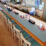 うどん華 - カウンター席