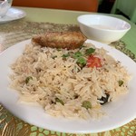 ナワブ - マタールプラオ、シャミカバブ（サービス）