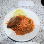 ロビン - 上空からハンバーグスパ（ナポリタン）