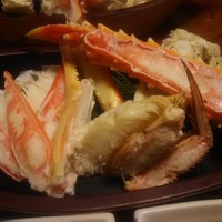 かに道楽 川崎店 - 茹でカニアップ