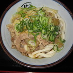 セルフうどん やま - 2019年の｢肉ぶっかけ(小､温)｣480円