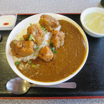 新栄 - とり唐揚げカレーライス