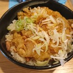 八洲 - ミニゲソ丼  350円(税込)