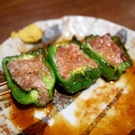 鳥茂 - ピーマン肉詰め