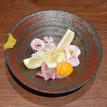 鳥茂 - はつ刺、がつ刺、コブクロ刺