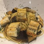 MILLE FIORI - 鰻と賀茂茄子のアーリオオーリオ（￥1500）