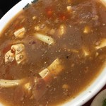 極楽うどん TKU - 冷やし麻婆豆腐うどん（￥890）