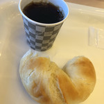 コイサンベーカリー - ベーグルプレーンをイートイン